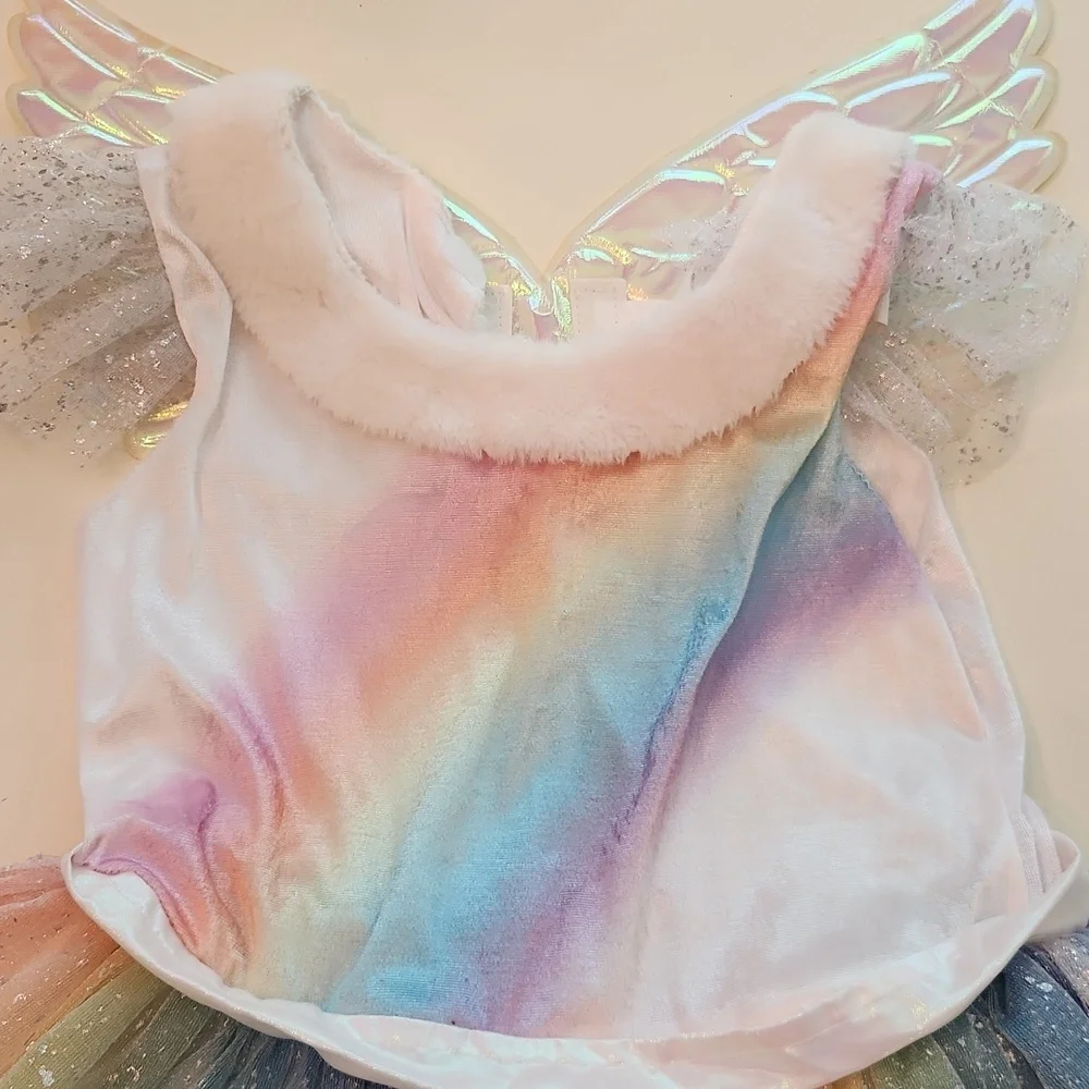 Rainbow Fairy Costume Halloween Dress Up Small - Picture 3 of 9